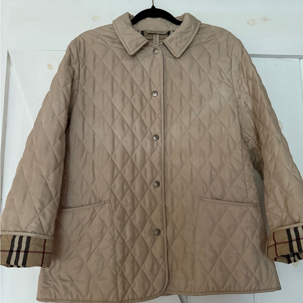 Burberry Quilted Tan Jacket